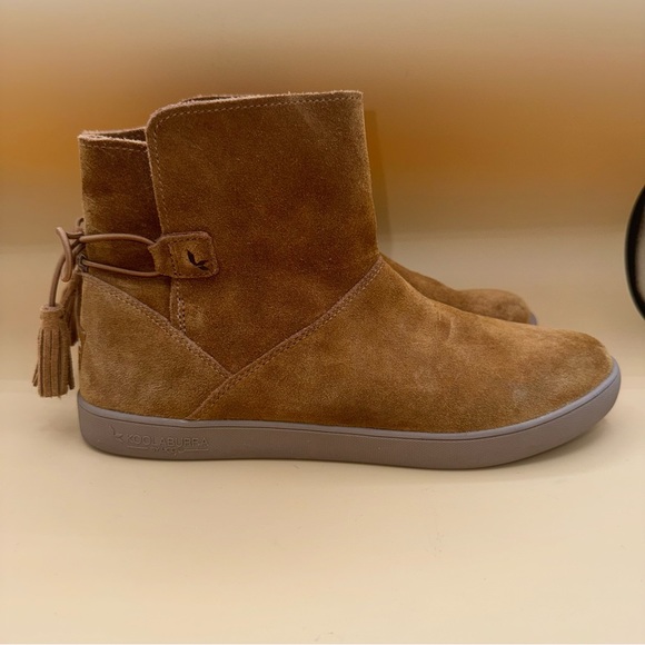 Koolaburra Shoes - Koolaburra by UGG Skyller Chestnut Suede Ankle Boots, Women’s Size 9, EUC